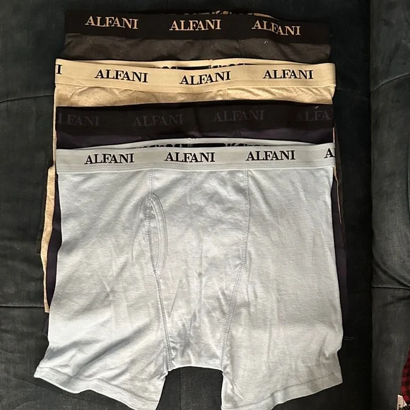 Alfani Men's Boxer Briefs (4) - Multi-Color Pack NWOT - Picture 1 of 1